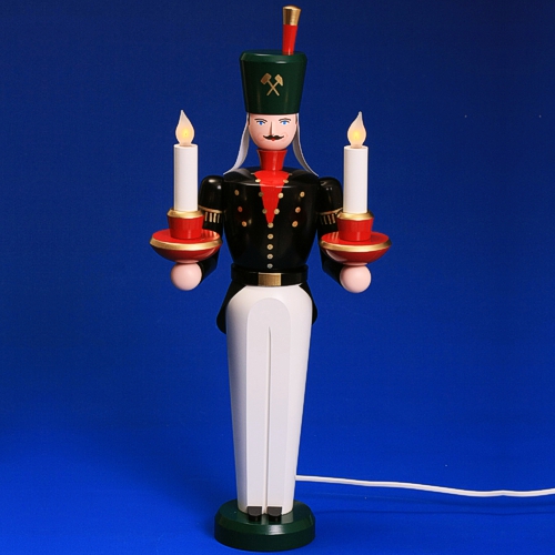 Lichterbergmann farbig, elektr. beleuchtet - 49 cm