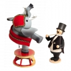 Räuchermann Max - Dompteur mit Elefant - 30 cm Räuchermann Max - Dompteur mit Elefant - 30 cm