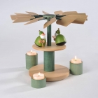 PICUS-Pyramide mit 2 Figuren - 22 cm PICUS-Pyramide mit 2 Figuren - 22 cm