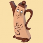 Rauchfigur "Kaffeekanne" - 21,5 cm Rauchfigur "Kaffeekanne" - 21,5 cm