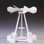 Delta-Pyramide weiß, 2-stöckig, unbestückt - 39 cm Delta-Pyramide weiß, 2-stöckig, unbestückt - 39 cm