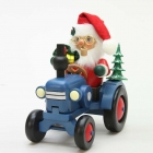RM Weihnachtsmann auf Traktor - 19,5 cm - Auslauf