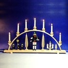 Schwibbogen Bergmann groß, elektr. bel. - 75 cm Schwibbogen Bergmann groß, elektr. bel. - 75 cm