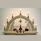 Schwibbogen Seiffener Kirche, mit Innenbeleuchtung - 60 cm Schwibbogen Seiffener Kirche, mit Innenbeleuchtung - 60 cm
