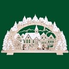 Schwibbogen Adventszeit verschneit - 53 cm