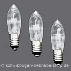 Top-/Riffelkerzen, Länge 4,6 cm, 16V/3W Top-/Riffelkerzen, Länge 4,6 cm, 16V/3W
