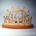 Mini-Schwibbogen Krippe - 12 cm Mini-Schwibbogen Krippe - 12 cm