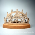 Mini-Schwibbogen Waldhaus - 12 cm Mini-Schwibbogen Waldhaus - 12 cm