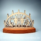 Mini-Schwibbogen Bergmann - 12 cm Mini-Schwibbogen Bergmann - 12 cm