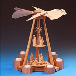 Delta-Pyramide "Die Weihnachtsgeschichte" - 39 cm Delta-Pyramide "Die Weihnachtsgeschichte" - 39 cm