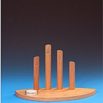 Orgelpfeifen mit Teelicht - 20 cm Orgelpfeifen mit Teelicht - 20 cm