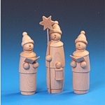 Kurrende 3-teilig, natur - 10 cm Kurrende 3-teilig, natur - 10 cm