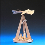 Details-Mini-Delta, Pyramide mit Christi Geburt - 26 cm