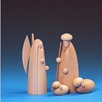 Die Verkündigung natur, 4-teilig - 12 cm Die Verkündigung natur, 4-teilig - 12 cm
