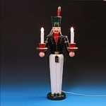 Lichterbergmann Großfigur farbig, elektr. beleuchtet - 80 cm