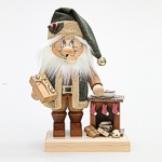 Details-RM Wichtel Weihnachtsmann am Kamin - 28,5 cm