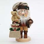 RM Wichtel Weihnachtsmann mit Teddy - 28 cm