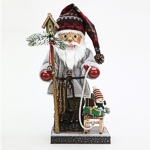 NK Weihnachtsmann mit Schlitten - 46 cm NK Weihnachtsmann mit Schlitten - 46 cm